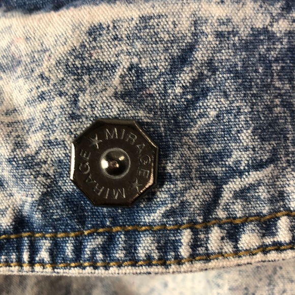 Mirage Vintage Acid Wash Denim Jacket - Picture 7 of 10